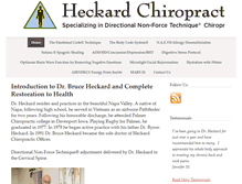 Tablet Screenshot of heckardchiropractic.com